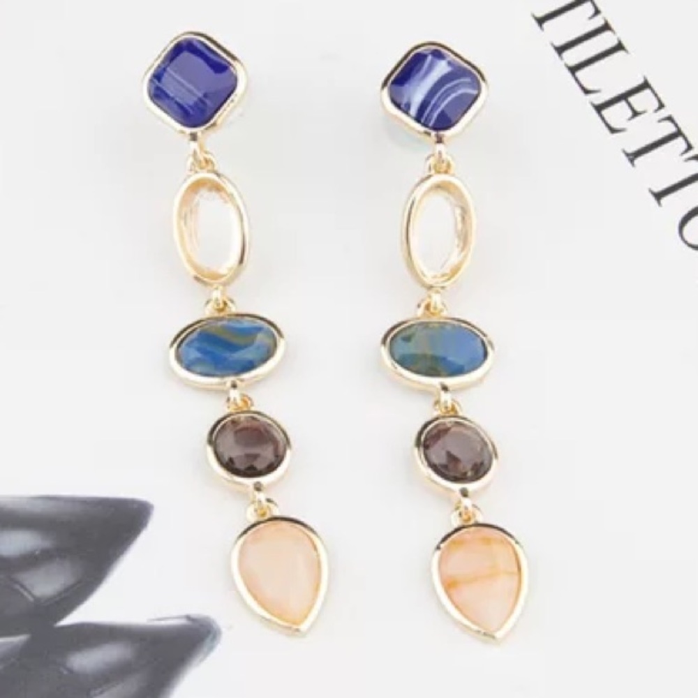 NEW!💙💎STATEMENT DROPS💎💙BEAUTIFUL CREATED GEMS! - Picture 4 of 8